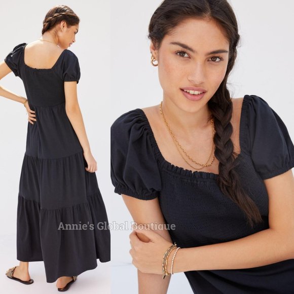 RARE NWT ANTHROPOLOGIE Smocked Tiered Maxi Dress. Size M - Picture 16 of 16